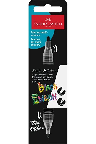 Faber Castell Marker acrilic negru