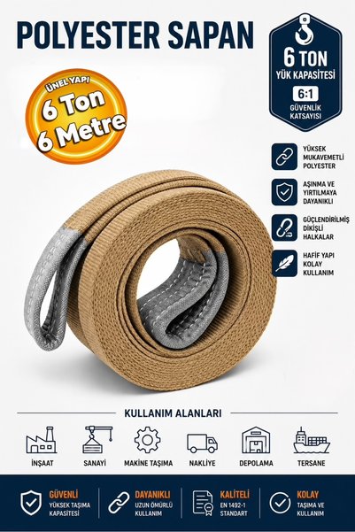 Polyester Sapan 6 Ton 6 Metre, Gordonx