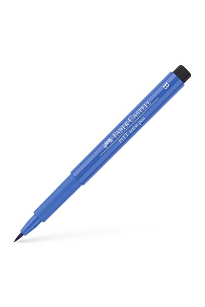 Faber Castell Penie Pitt Artist Pen Brush Albastru Cobalt Faber-Castell