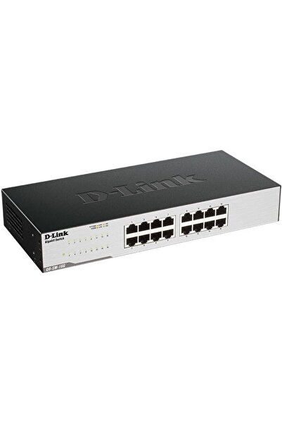 D-Link , Switch Desktop 16 porturi 10/100/1000, plastic, D-LinkGO