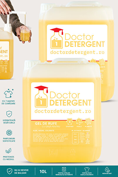 Doctor Detergent Detergent + Dozator / 10L Tei / 7 agenți de curățare / Nu ai...