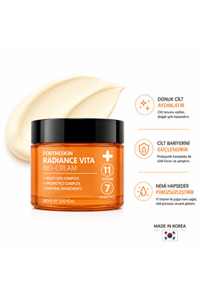 JEJUDO Radiance Vita Bio Cream 50 ml – Anti-Blemish Cream with Vitamin C, Nia...