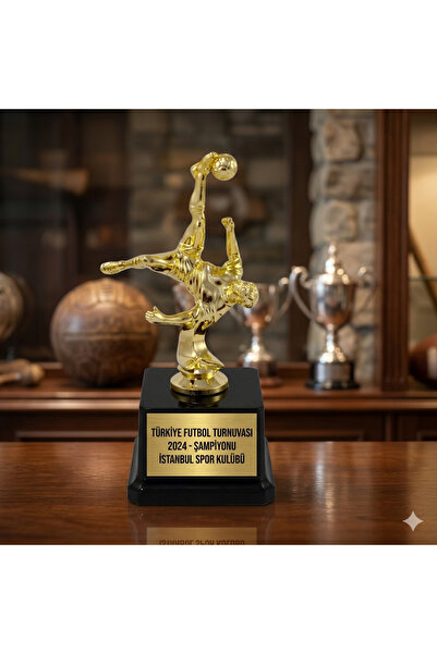 best hediye Rövaşata Futbolcu Ödül Kupası Altın- yazı baskı dahil