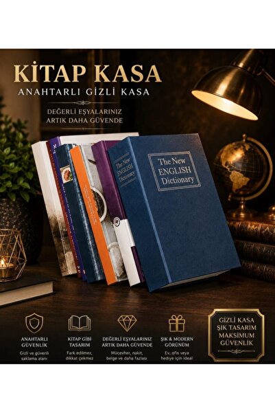 Types Kitap kasa anahtarlı