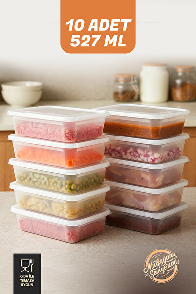 GOLCIA Family 527 ml Mikrodalgaya ve Derin Dondurucuya Uygun Yıkanabilir 10'l...