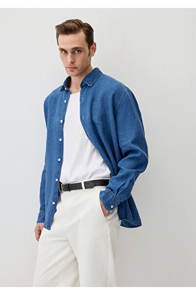 Mavi Мъжка риза с дълъг ръкав Indigo Shirt 0211564-18790-Std