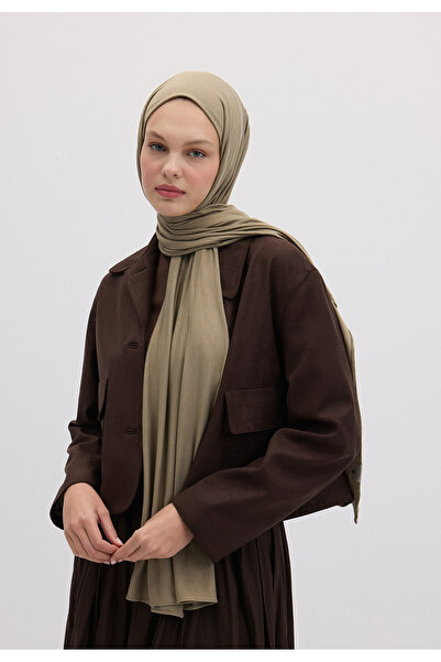 Freshscarfs Bambu Penye Şal Puslu Yeşil