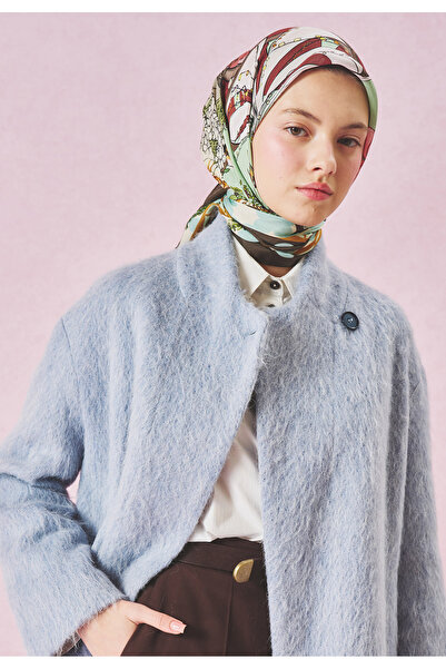 Freshscarfs Starlight Harmony Patterned Viscose Scarf Secret Forest