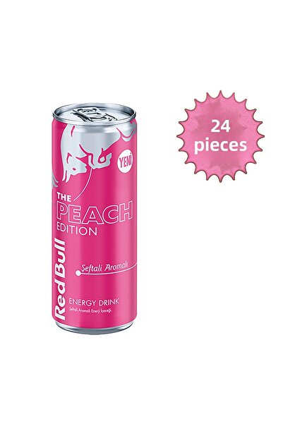 Red Bull رد بول مشروب طاقة إصدار الخوخ (جديد) 250 مل × 24 قطعة - خوخ جديد