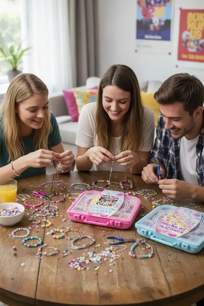 Miniso Lisanslı Bileklik Yapım Seti – Taşınabilir Kutulu Kendin Yap Tasarım