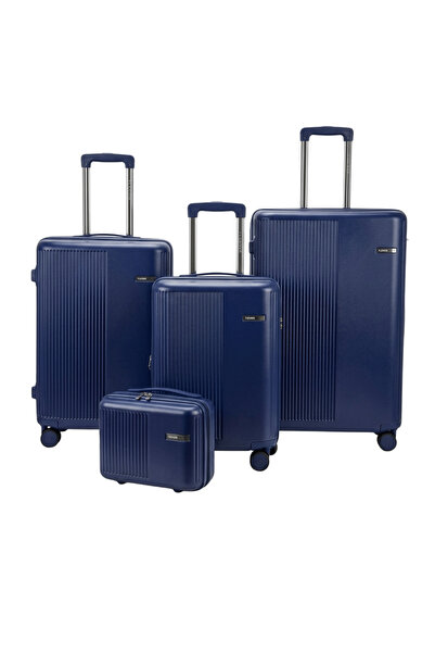 Flieger Luggage Set 4 Pieces FL 25-01, PC Material, Blue
