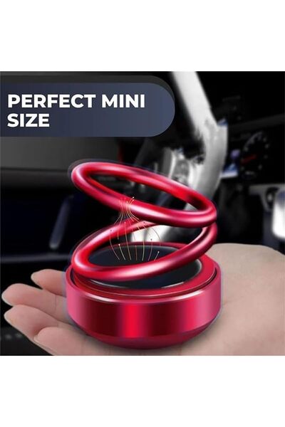Arabest Solar Powered Car Air Freshener, Automatic Rotation Essential Oil Dif...