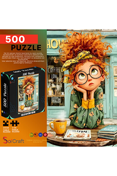 Soi Craft 500 Parça Puzzle Düşler Kahvesinde Bir Gün #242