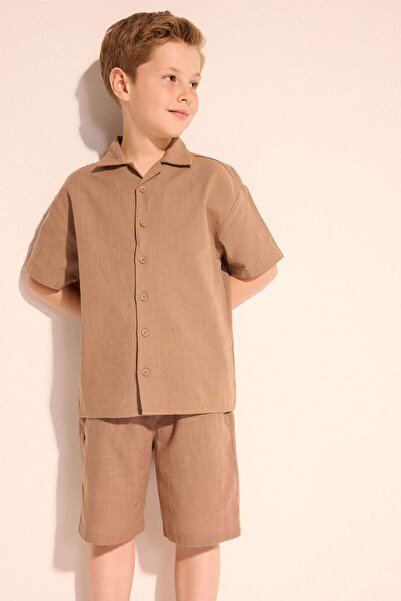 DeFacto 100% Cotton Shirt for Boys H3025A826Hs
