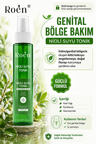 Roen Genital Bölge Koku Giderici, Kasıntı ve Ferahlık, Nioli Suyu Tonik, Hass...