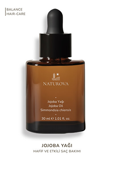 NATUROVA 30 Ml Jojoba Oil - 100% Pure Cold Pressed
