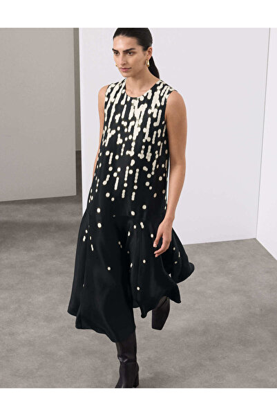 Marks & Spencer Puantiyeli Maxi Elbise
