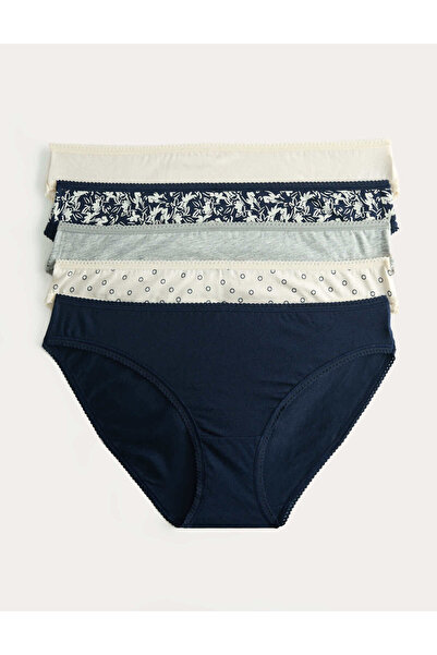 Marks & Spencer 5'li Cotton Lycra® Bikini Külot Seti