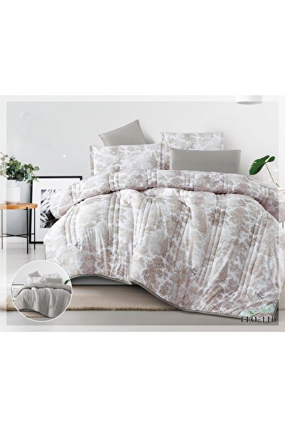 NAJMA Summer Double-Sided Bedspread with a Forest Design, Microfiber, 6 Piece...