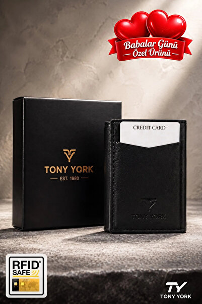 Rfid Protected Father Gift Card Holder Wallet For Original Men's Special Boxed Father's Day Gift