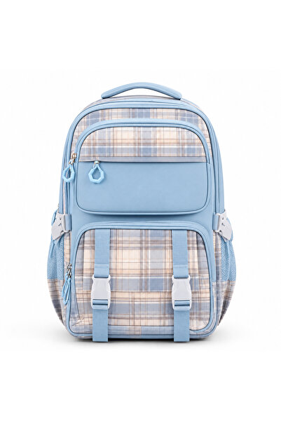 Cocobee Kids Backpack With Adjustable Strap & Bottle Pocket – 15 Inches, Blue