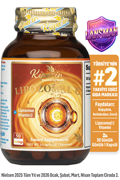 Kiperin Liposomal vitamin c 500mg | ultra-high bioavailability smart food sup...