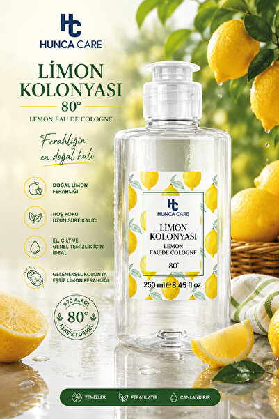 Hunca Care Hunca Limon Kolonyası 250 ml 0018