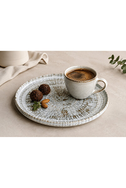 Bonnami Odette Olive Gourmet Kahve Fincanı Tabağı 12 cm