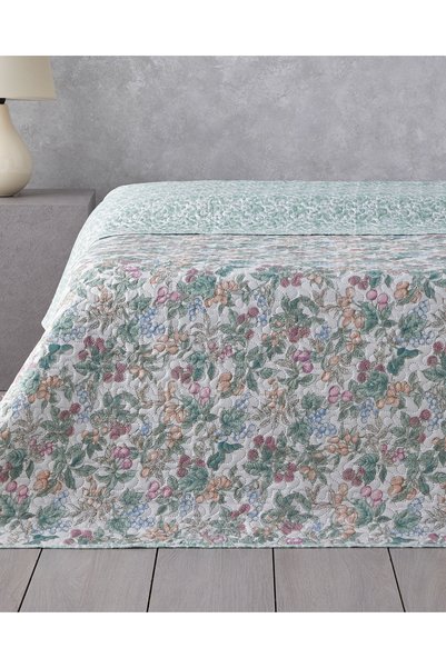 English Home Fruit Fiesta Husă Multifuncțională Single 160x220 cm Verde
