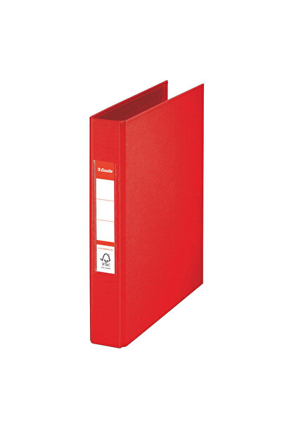 Esselte Caiet mecanic PP/PP, A5, mecanism cu 2 inele, inel de 25mm, roșu VIVIDA