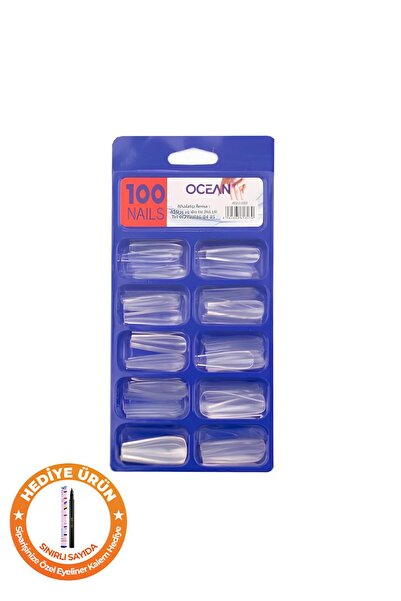 Ocean 100'lü Kutulu Balerin Protez Takma Tırnak - 233