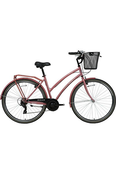 Bisan Serenıty S Kadın Şehir Bisikleti 46cm V 28 Jant 7 Vites Pembe Silver