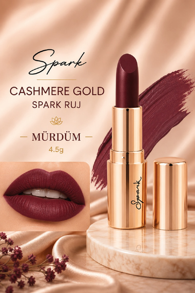 Huncalife Ruj - Cashmere Gold Spark Mürdüm 4,5 g 8690973723215