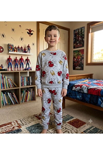 Pajama Shop Set de pijamale sezoniere cu mâneci lungi, din țesătură de bumbac...