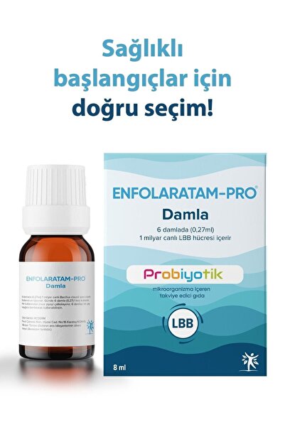 ENFOLARATAM PRO Probiotic Damla 8 ml Probiyotik Damla