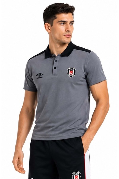 Beşiktaş S.K. Bjk Umbro 25/26 Takım Antrenman Pamuklu Polo Yaka Tişört Formas...