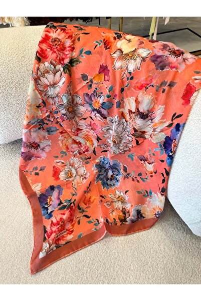 Modario Si̇yane Natural Scarf Pattern 4 - 18