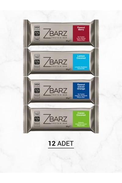 Zbarz Protein Karışık Tanışma Kutu | 12 Adet | 4x3