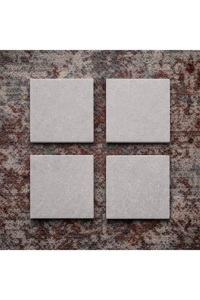SIRÉ Studio Everyday Ash Tone Gray Coasters Set of 4 |   Minimal Marble Coast...