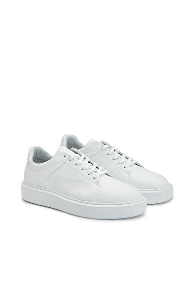 Network Beyaz Erkek Deri Sneaker