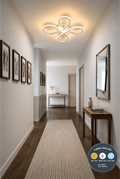 Lzy Avize Store Daisy 4’lü Beyaz Avize Plafonyer 3 Renkli – Salon, Çocuk Odas...
