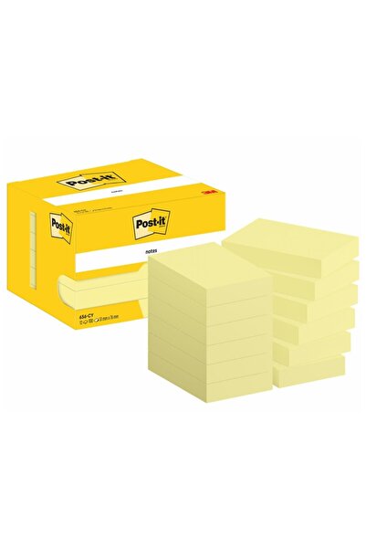 Post-it Notițe adezive 51 x 76 mm 100 coli/buc 3M, 12 buc/pachet PEFC CH18/0914