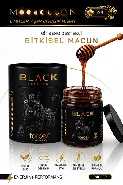 ALPHA EVERSTRONG Blvck Limitsiz Çikolatalı Bitkisel Karışım Kuvvet Macun Kava...