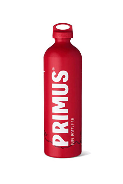 Primus Refillable Fuel Bottle Red 1.5L Large Capacity Aluminum Liquid Fuel Co...