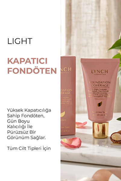 Lynch Cosmetics Kapatıcı Fondöten Medium 30 ml