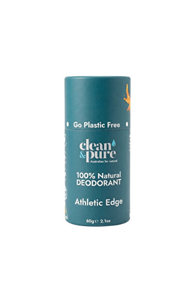 Clean and Pure Clean & Pure Athletic Edge GPF Deodorant 60g – Natural, Long-L...