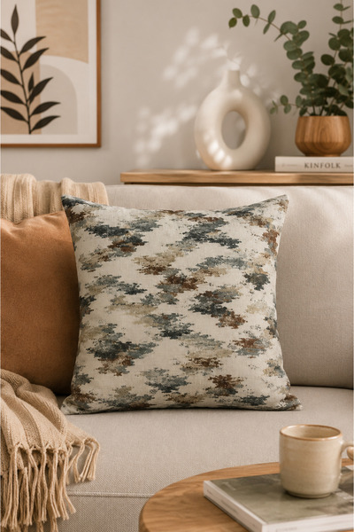 Ayd Home Desenli Kırlent Kılıfı