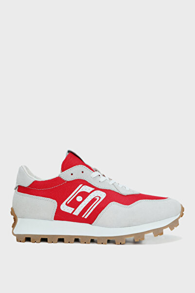 Lufian Ανδρικά δερμάτινα παπούτσια Arthur Sneaker Red