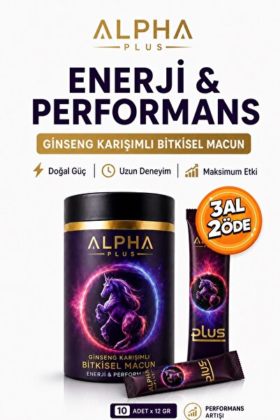 ALPHA EVERSTRONG Alpha Ginseng Atom Güç Kuvvet Macunu Bitkisel Macun Sachet (...