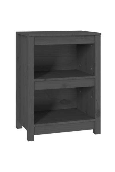 vidaxl Bibliotecă, gri, 50x35x68 cm, lemn masiv de pin